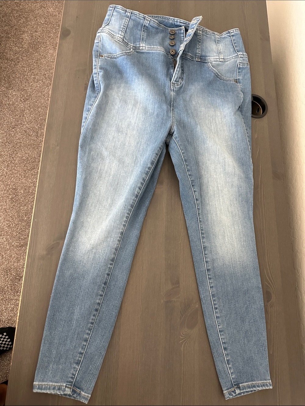 torrid Light Blue High-Rise Skinny Jeans Plus Size